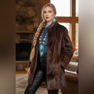 Sheared real Fur Coat – Vintage 1950s/60s